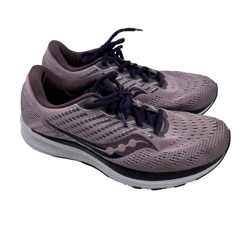 Saucony Ride 13 Womens Sneaker Running Shoe Size 11 Purple Dusk Mesh $120